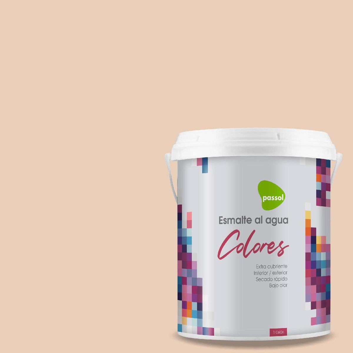 PASSOL - Esmalte al Agua 1 galón(es) Mate Beige Persian Beige
