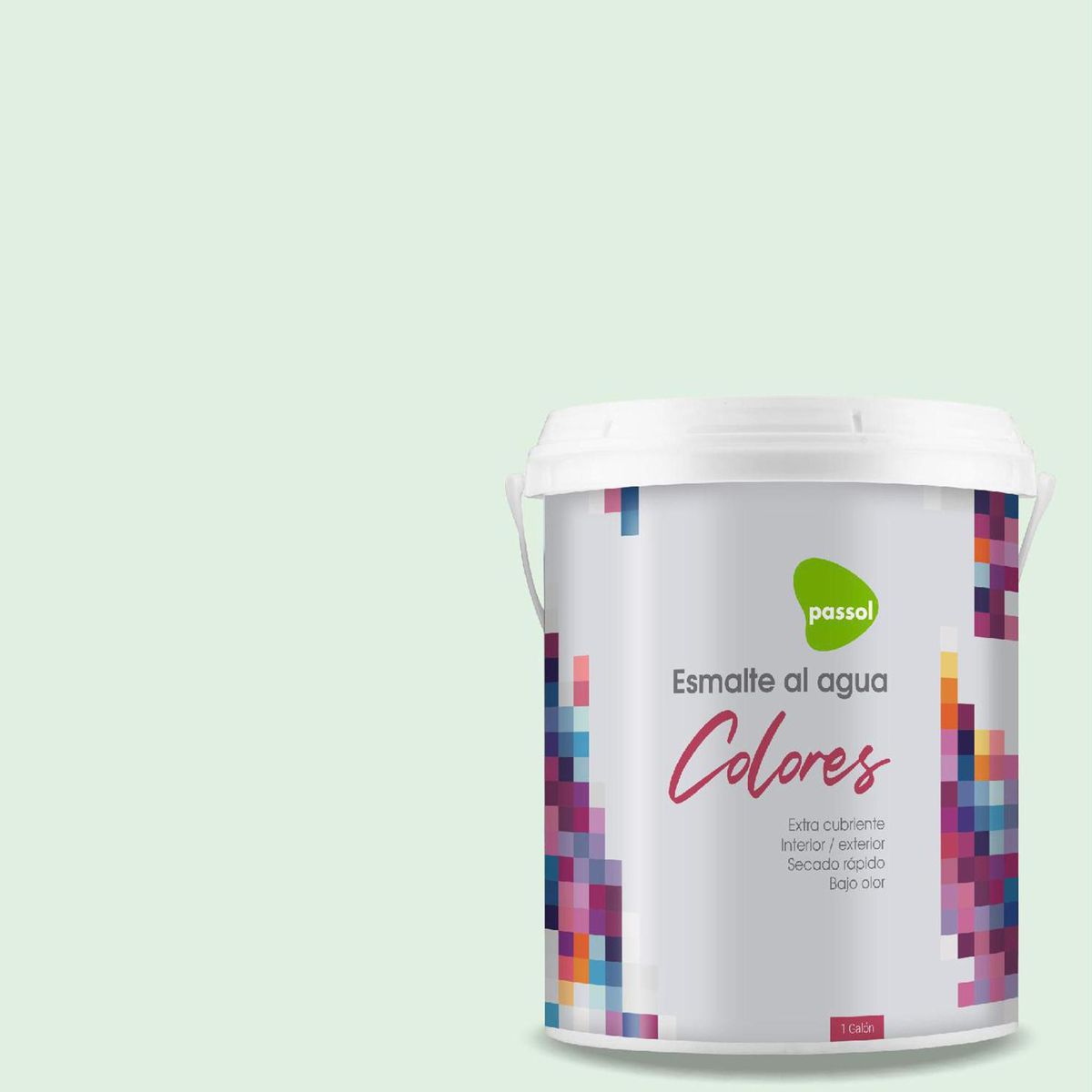 PASSOL - Esmalte al Agua 1 galón(es) Mate Blanco Effervescence