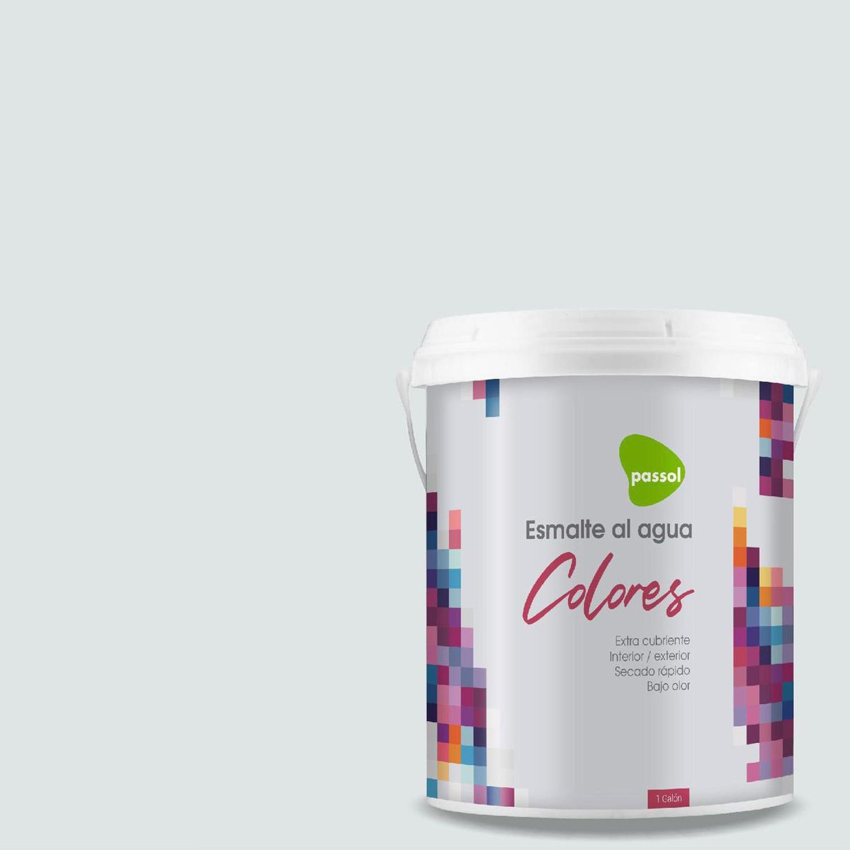 PASSOL - Esmalte al Agua 1 galón(es) Mate Gris Angelic Blue