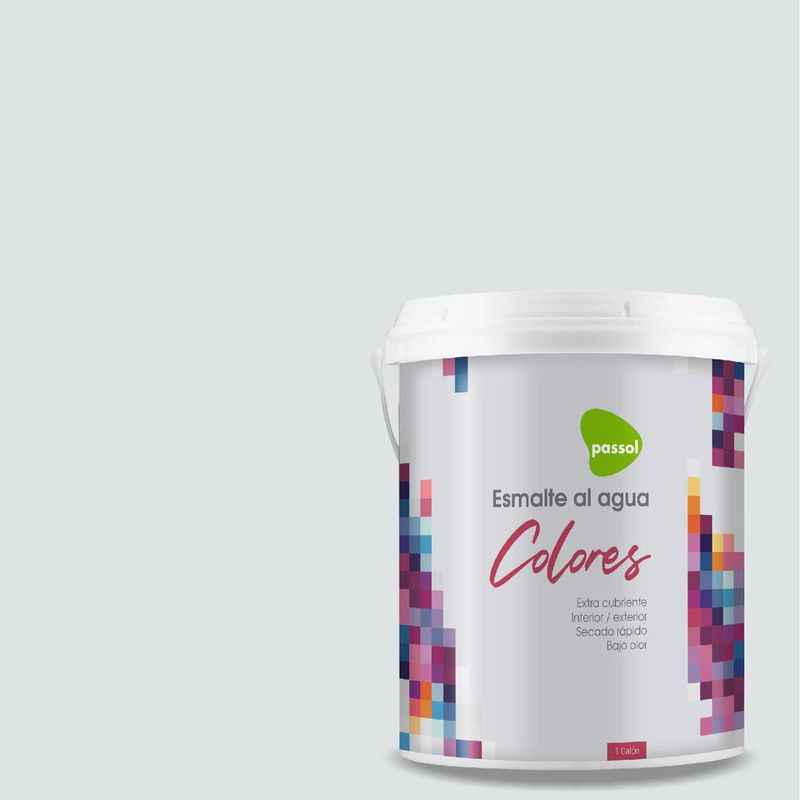 PASSOL - Esmalte al Agua Mate 1 galón(es) Blanco Windstream
