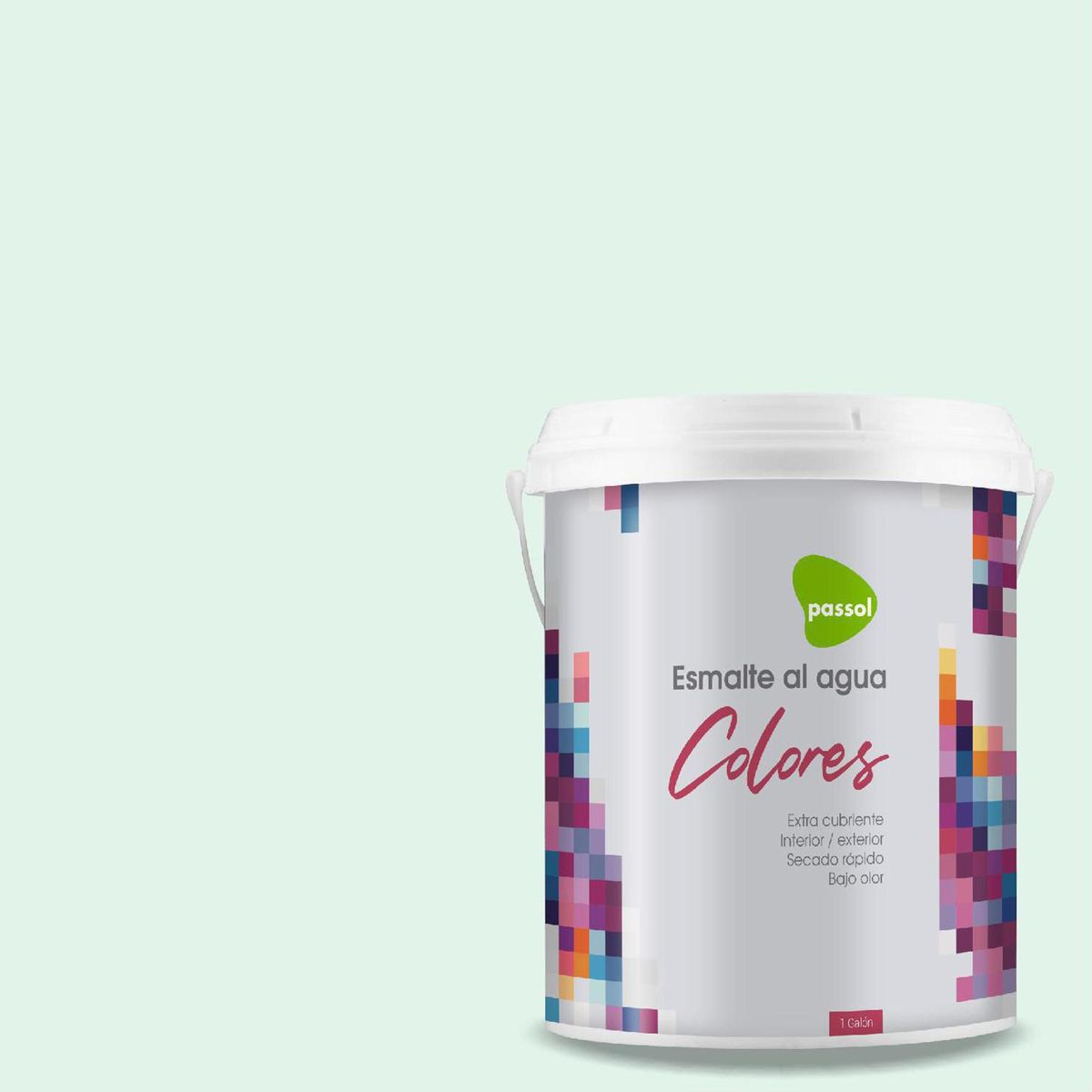 PASSOL - Esmalte al Agua 1 galón(es) Mate Celeste Cool Pool