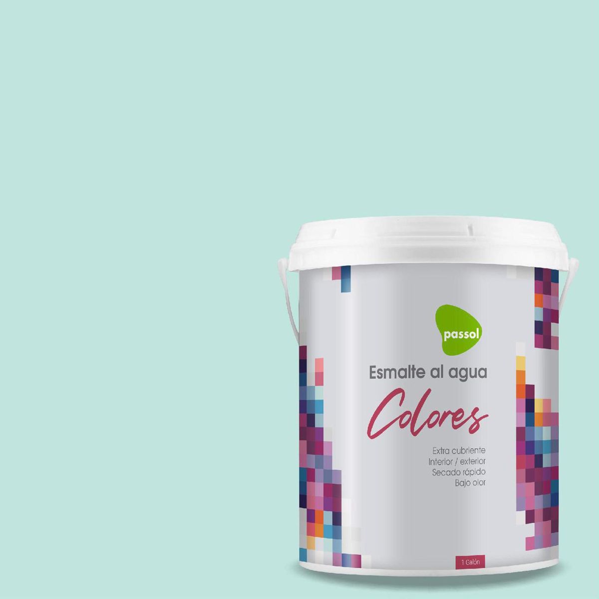 PASSOL - Esmalte al Agua 1 galón(es) Mate Celeste Essence