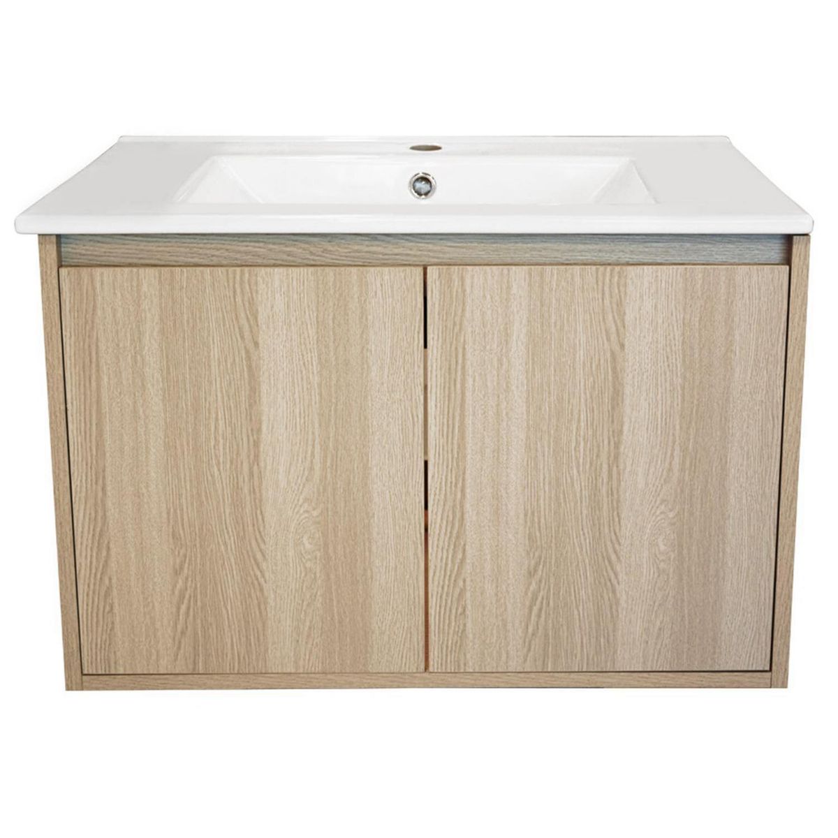 STRETTO - Kit Mueble Amélie 70x46 + Cubierta color acácia