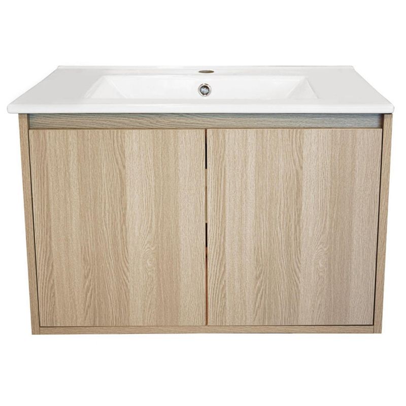 STRETTO - Kit Mueble Amélie 70x46 + Cubierta color acácia