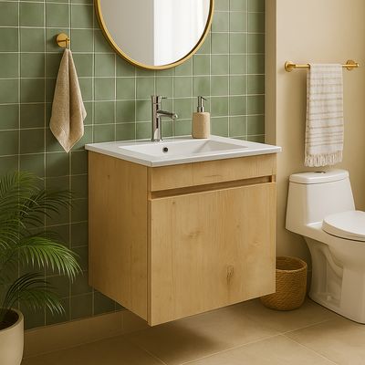 Imagen 2 del producto Kit Mueble Moyen 50x46 + Cubierta color nogal