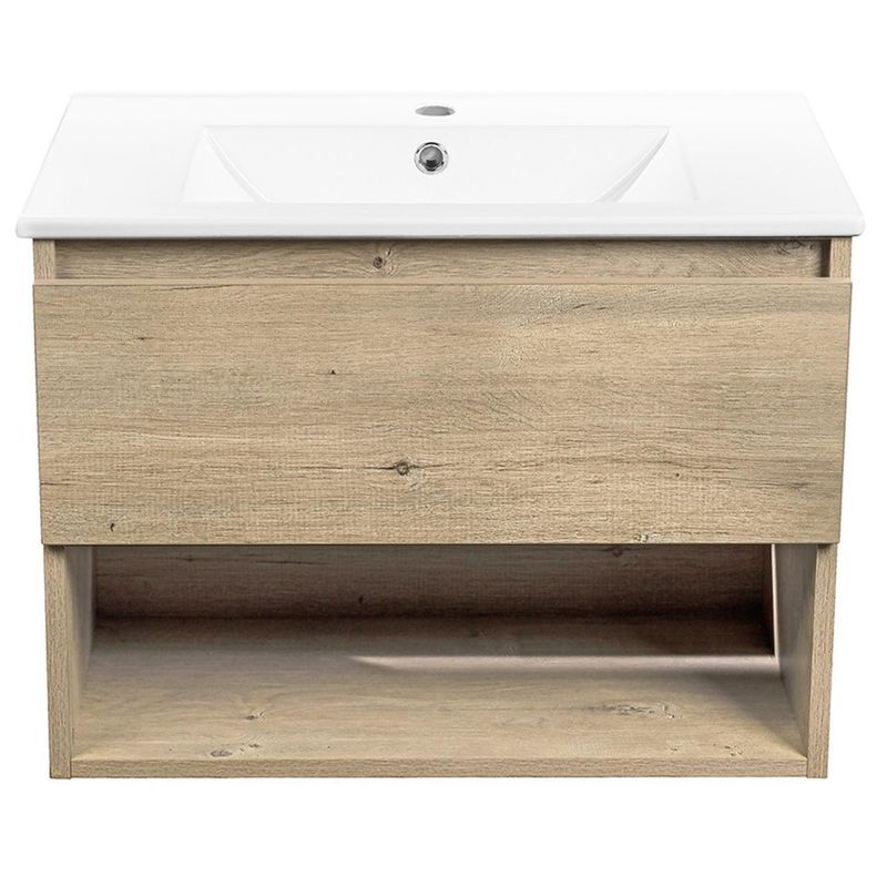STRETTO - Kit Mueble Belle 60x46 + Cubierta color nogal