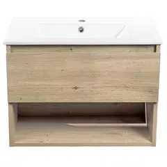 STRETTO - Kit Mueble Belle 60x46 + Cubierta color nogal