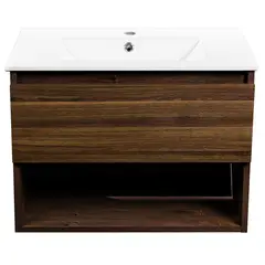 STRETTO - Kit Mueble Belle 60x46 + Cubierta. Color Roble