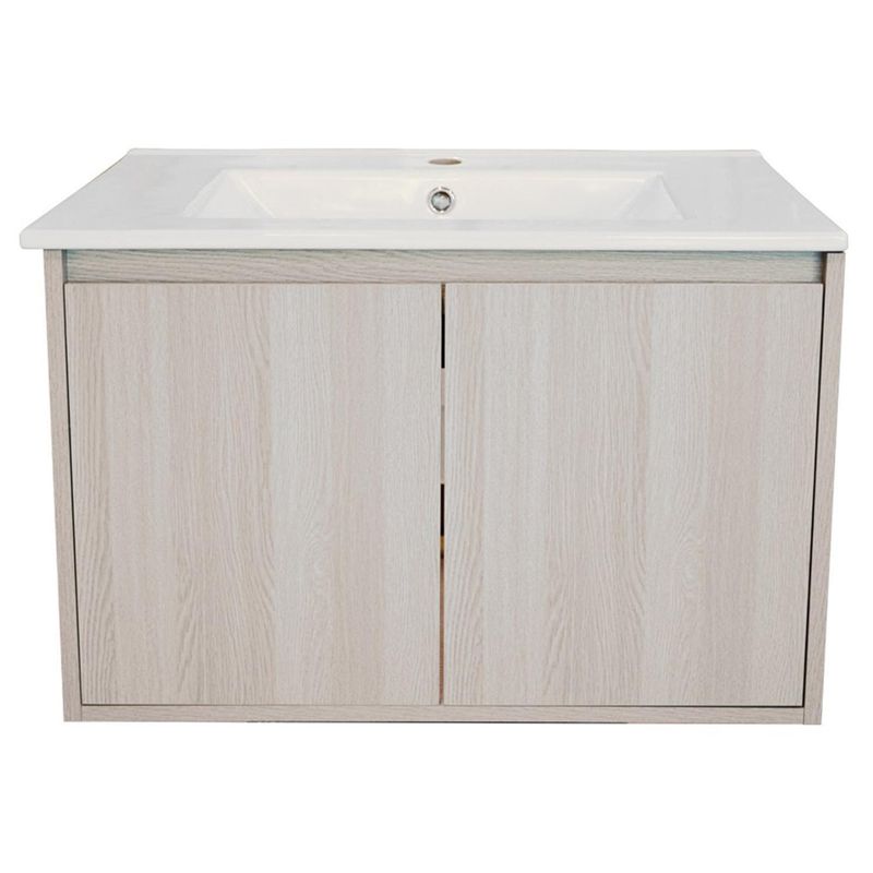 STRETTO - Kit Mueble Amélie 60x46 + Cubierta. Color Albayalde