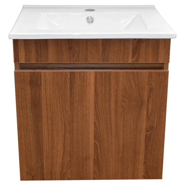 Kit Mueble Moyen 50x46 + Cubierta color roble
