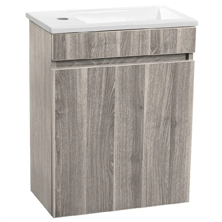 Kit Mueble Petit 46x26 + Cubierta. Color Lenga