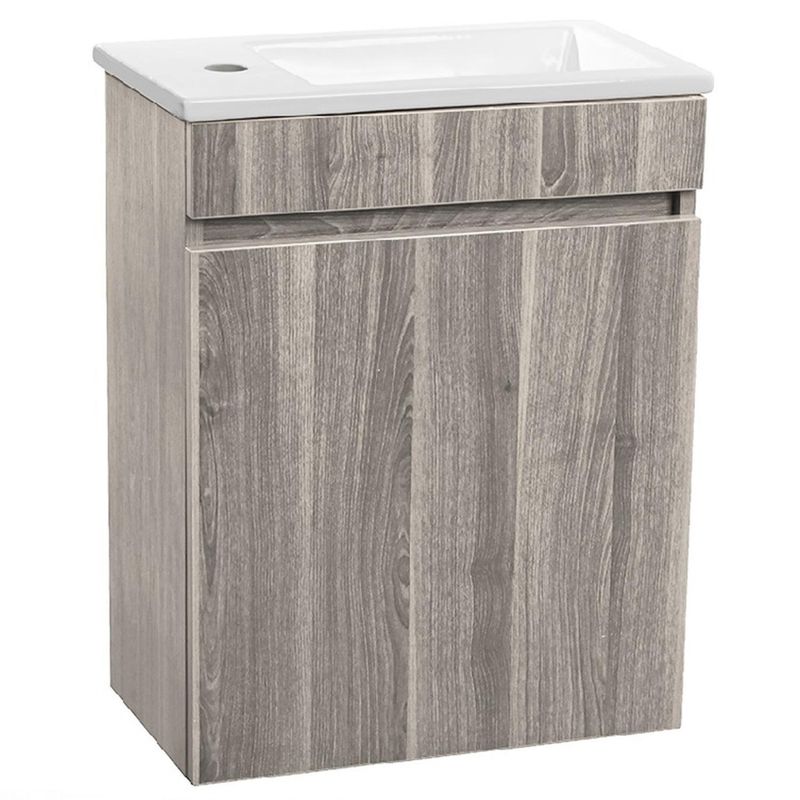 STRETTO - Kit Mueble Petit 46x26 + Cubierta. Color Lenga