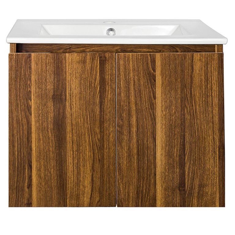 Kit Mueble Ermes 60x46 + Cubierta color roble