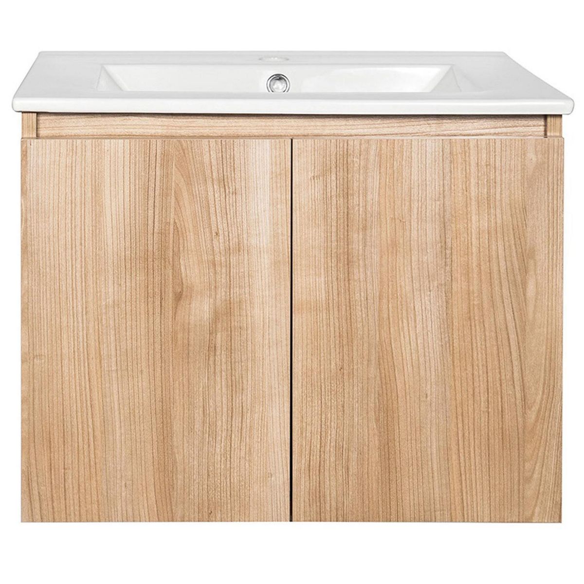 STRETTO - Kit Mueble Ermes 60x46 + Cubierta. Color Nogal