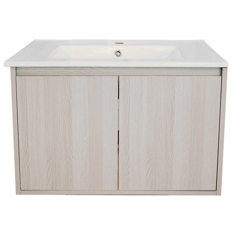 Kit Mueble Amélie 70x46 + Cubierta color Albayalde