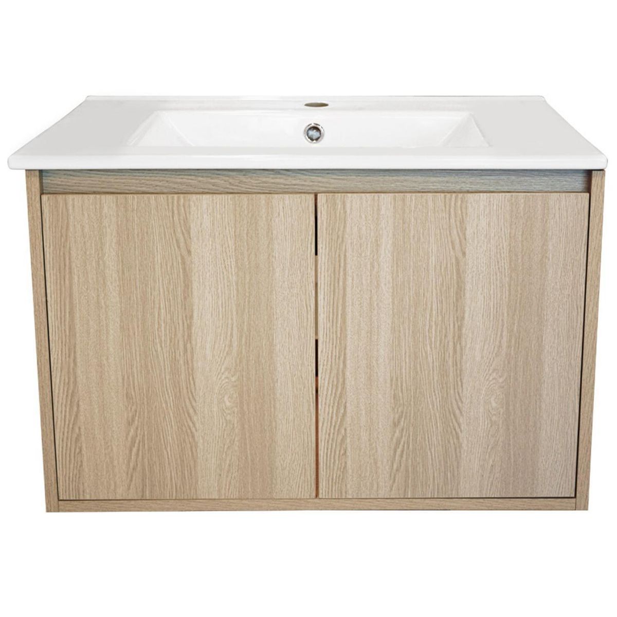 STRETTO - Kit Mueble Amélie 60x46 + Cubierta color acácia