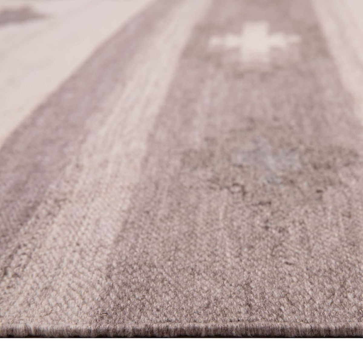 DIB - Alfombra Grande Handw Eco Ethnic 190x290 cm Plástico Taupe