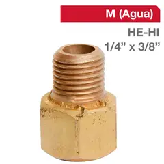 GRIFESA - Niple Bronce HI/HI 1/4" x 3/8" 1u