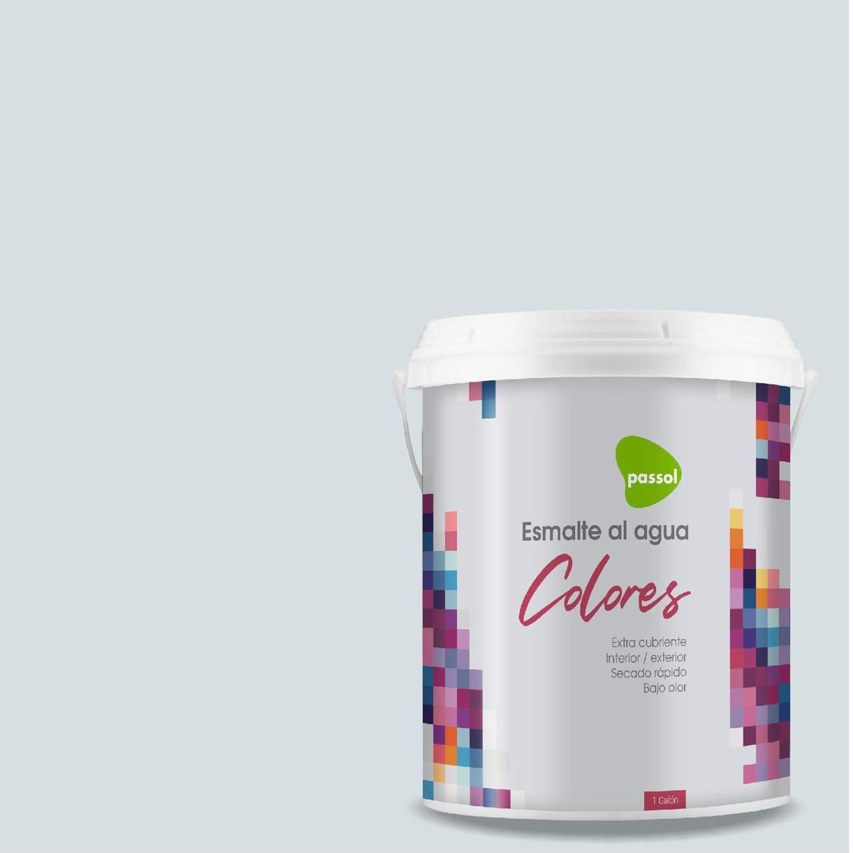 PASSOL - Esmalte al Agua 1 galón(es) Mate Gris Appolo Blue