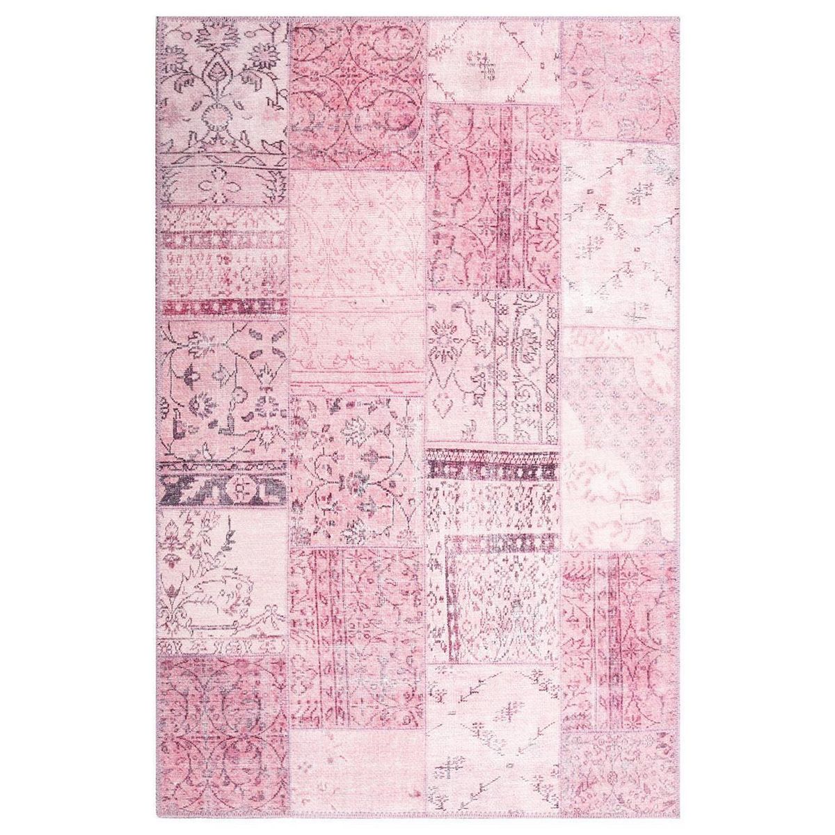 DIB - Alfombra Grande Kyle 230x330 cm Poliéster Rosa