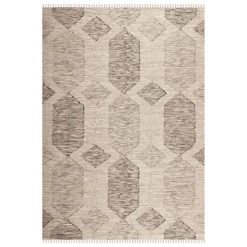 DIB - Alfombra Handw Natural 160x230 cm Lana Gris