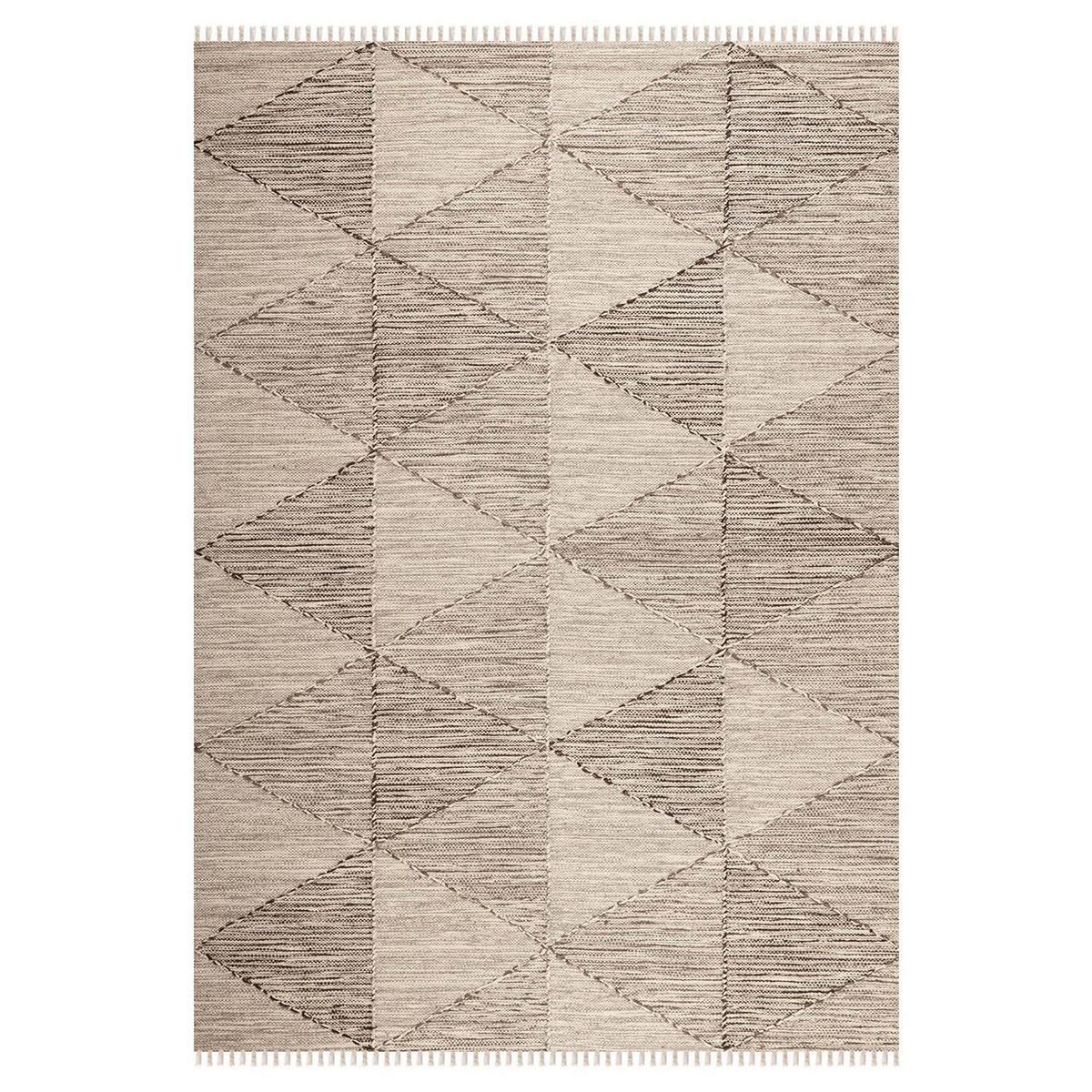 DIB - Alfombra Handw Natural 160x230 cm Lana Gris