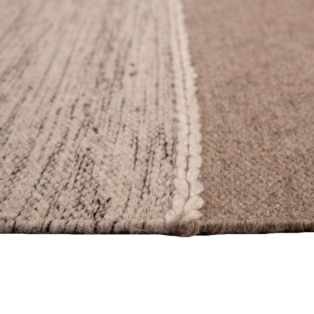 DIB - Alfombra Grande Handw Wool Line 240x340 cm Lana Café