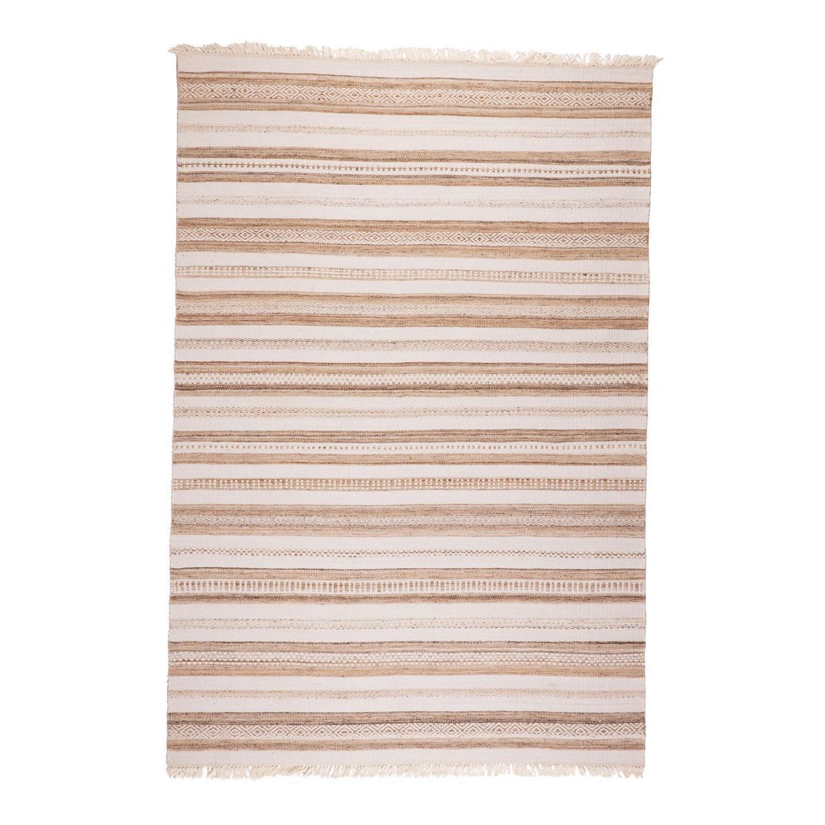 DIB - Alfombra Dh Premiun Líneas 140x200 cm Polipropileno Beige