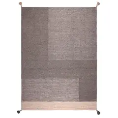 DIB - Alfombra Handw Wool Line 240x340 cm Gris