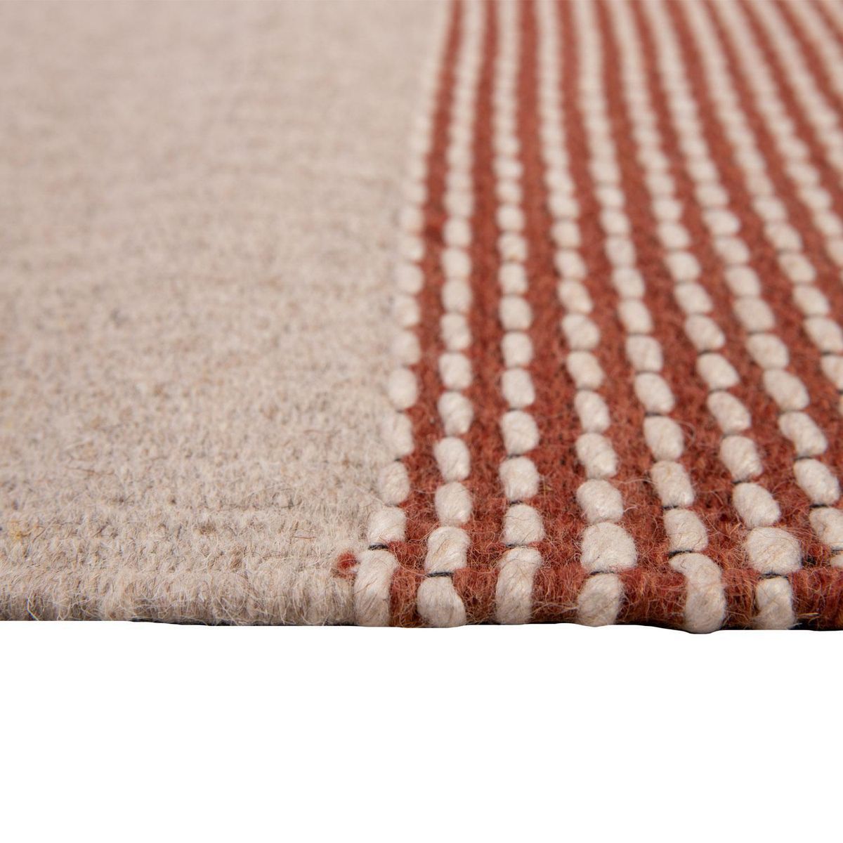 DIB - Alfombra Grande Handw Wool Style 190x290 cm Lana Café
