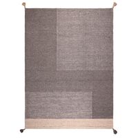 Alfombra Handw Wool Style 190x290 cm Lana Gris