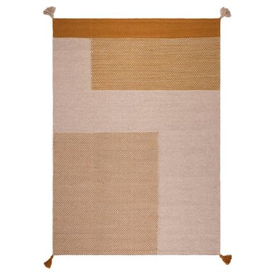 Alfombra Handw Wool Style 160x230 cm Amarillo
