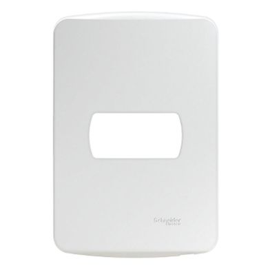Placa Miluz 1 mod con soporte blanco