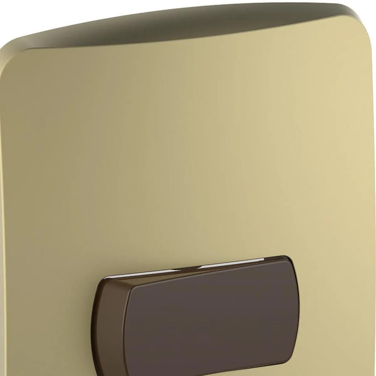 SCHNEIDER ELECTRIC - Placa Miluz armada interruptor 9/12 dorado