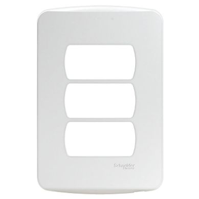 Placa Miluz 3 mod con soporte blanco