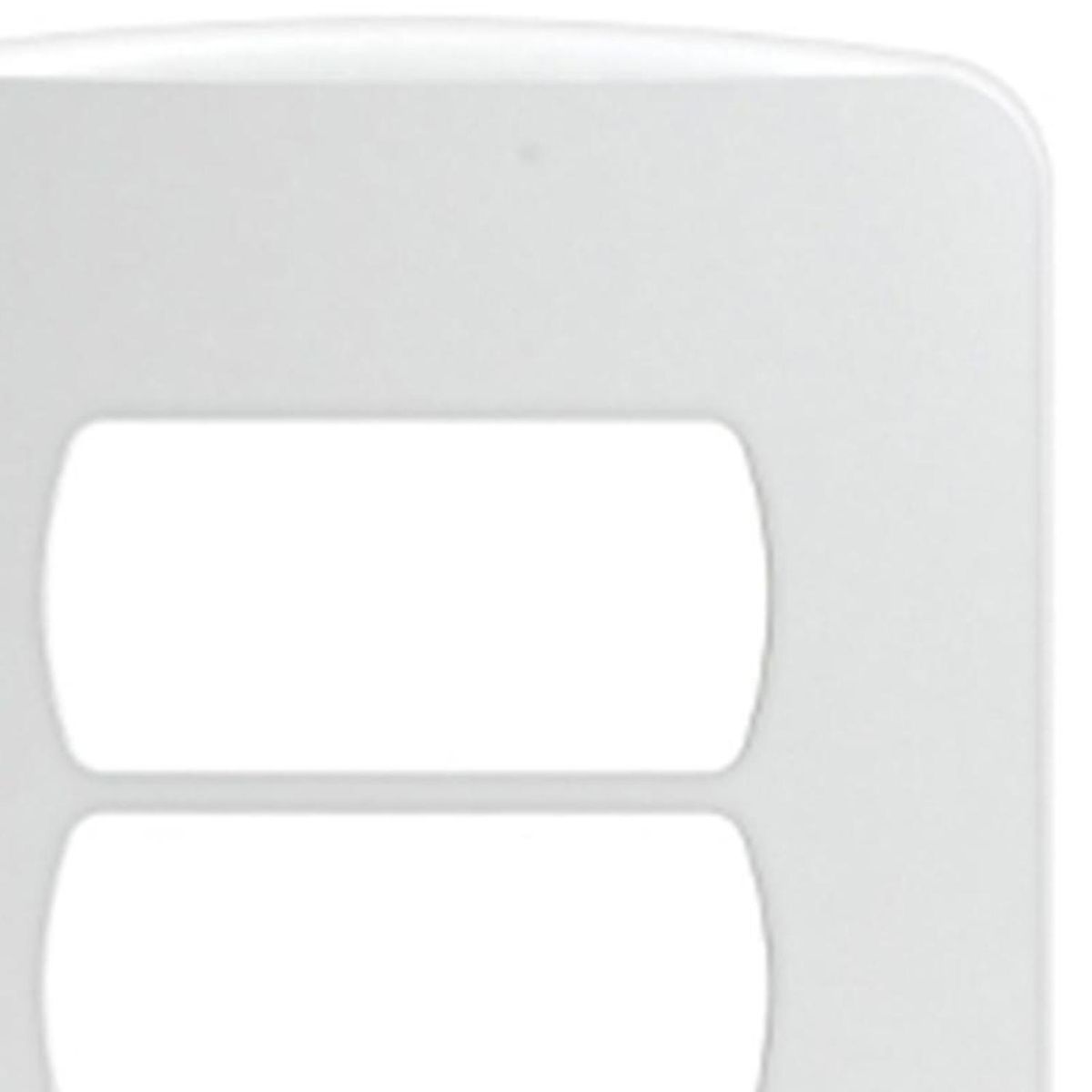 SCHNEIDER ELECTRIC - Placa Miluz 3 mod con soporte blanco