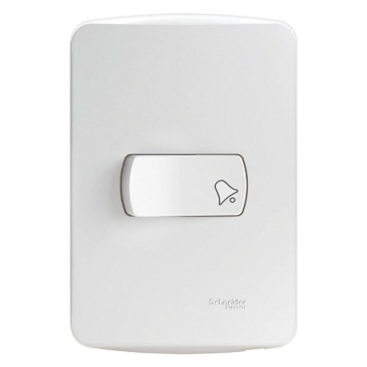 SCHNEIDER ELECTRIC - Placa Miluz armada pulsador 16A blanco
