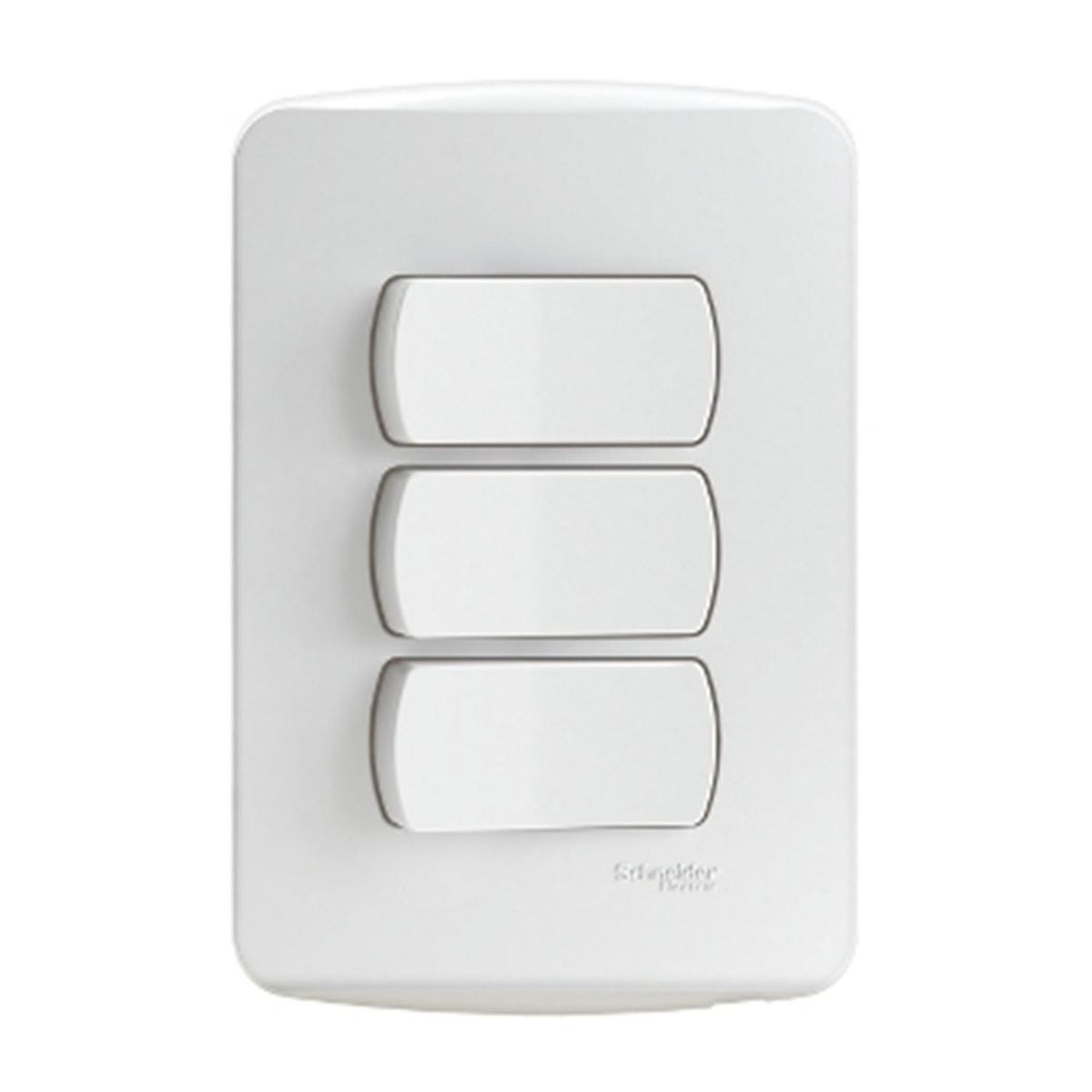 SCHNEIDER ELECTRIC - Placa Miluz armada int triple blanco