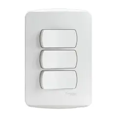 SCHNEIDER ELECTRIC - Placa Miluz armada int triple blanco