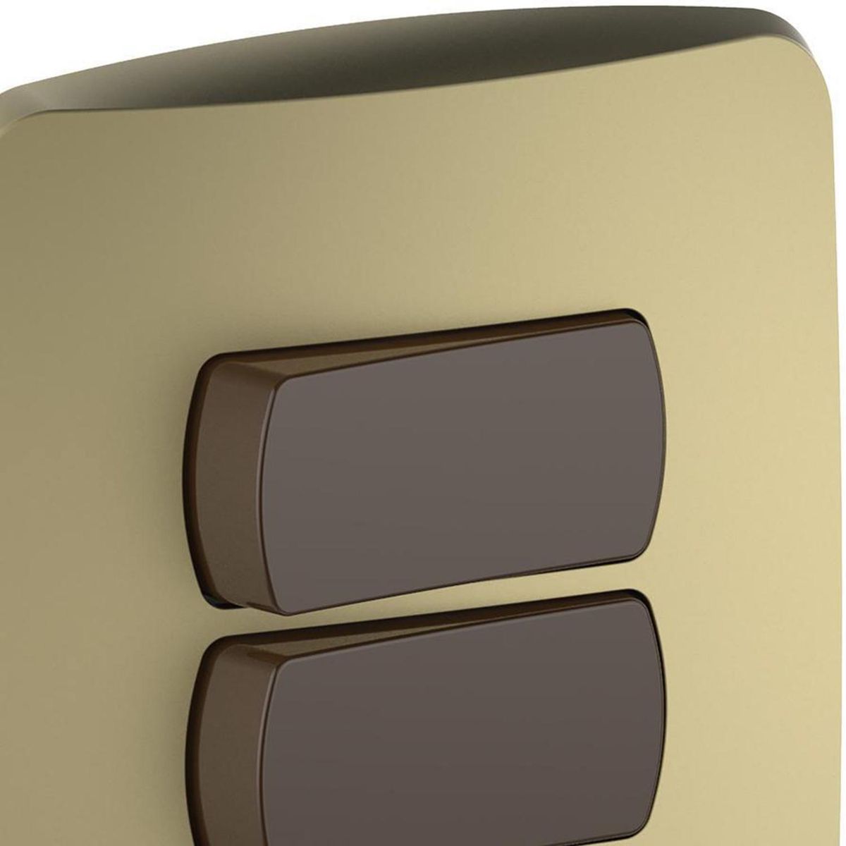 SCHNEIDER ELECTRIC - Placa Miluz armada int triple dorado