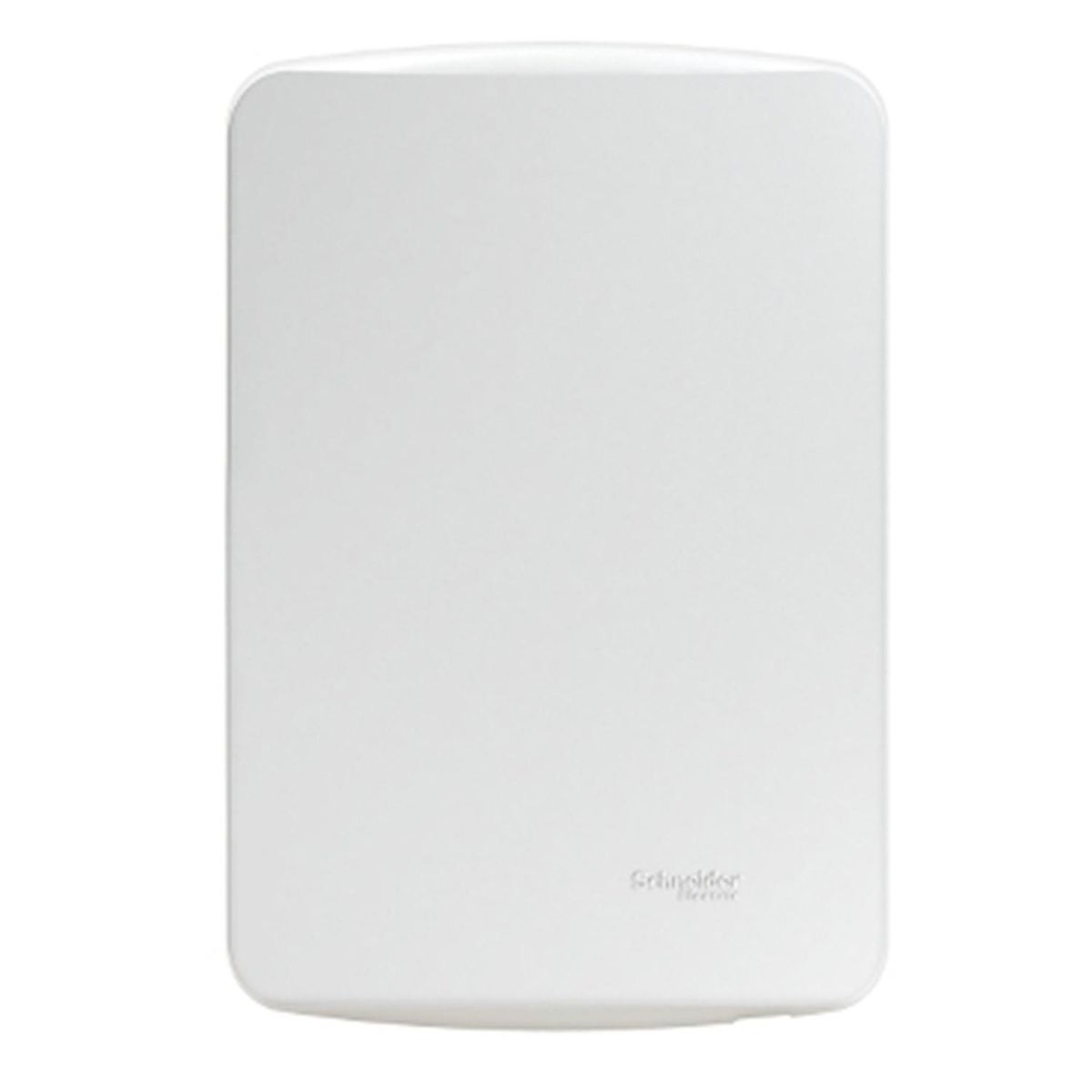 SCHNEIDER ELECTRIC - Placa Miluz ciega con soporte blanco