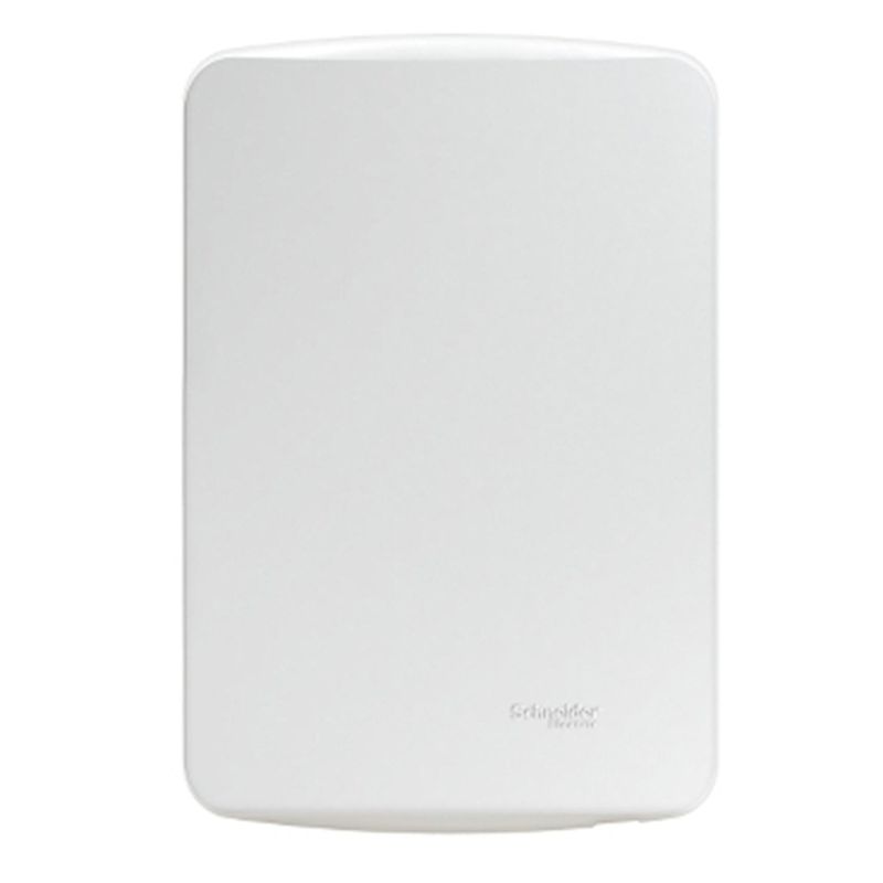 SCHNEIDER ELECTRIC - Placa Miluz ciega con soporte blanco