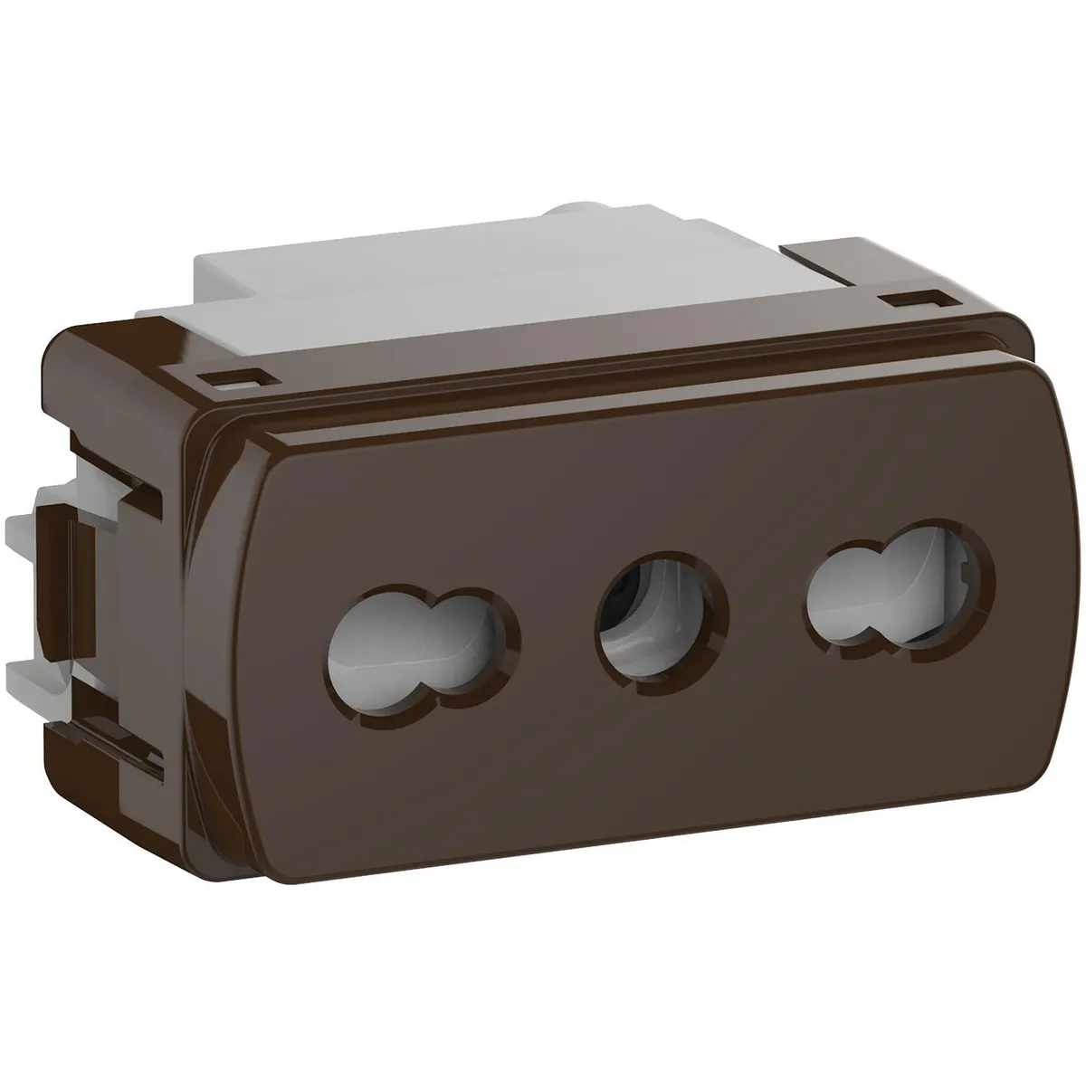 SCHNEIDER ELECTRIC - Toma corriente Miluz 10/16A 2P+T café