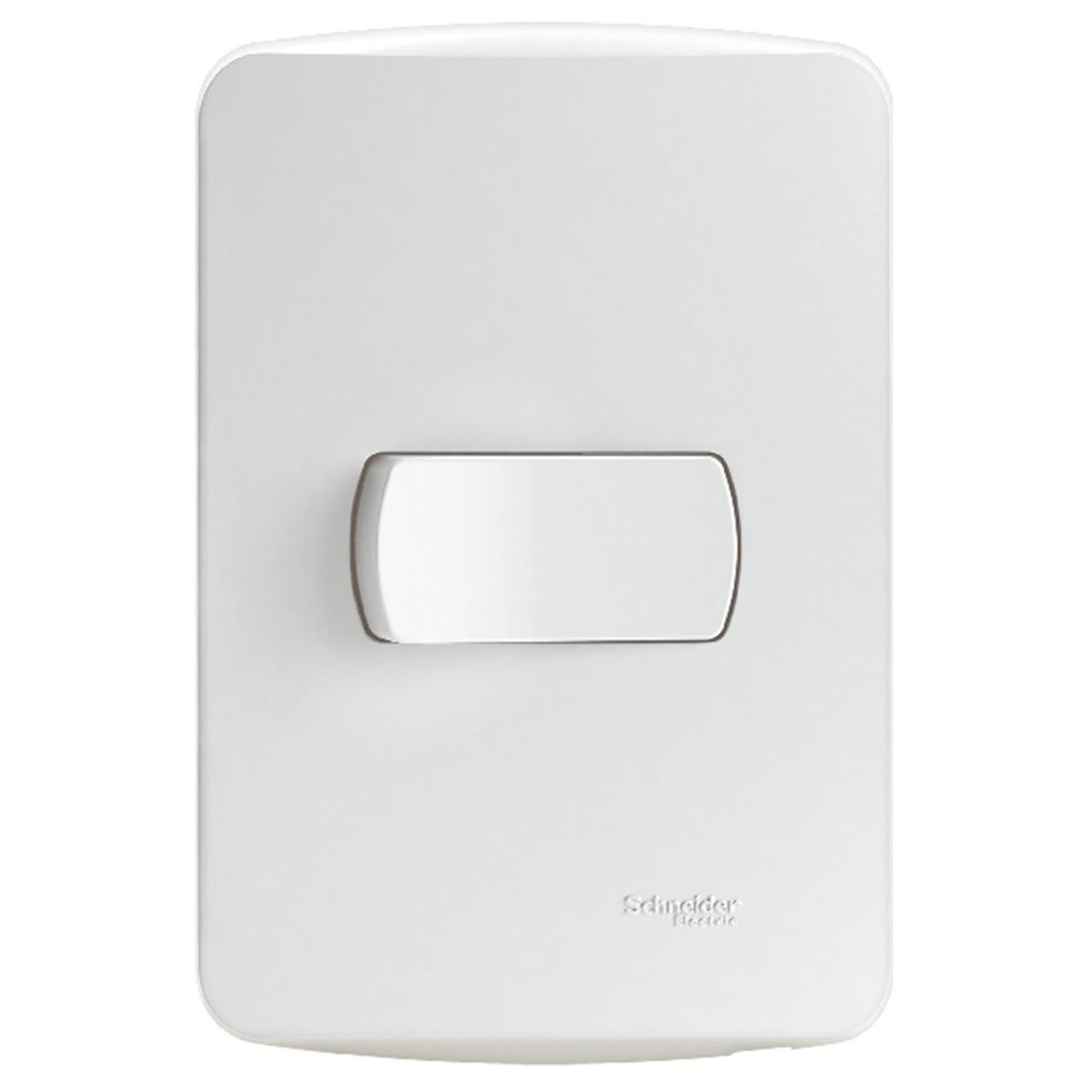 SCHNEIDER ELECTRIC - Placa Miluz armada interruptor 9/24 blanco