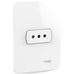 SCHNEIDER ELECTRIC - Placa Miluz Armada Toma Simple 10A Blanco