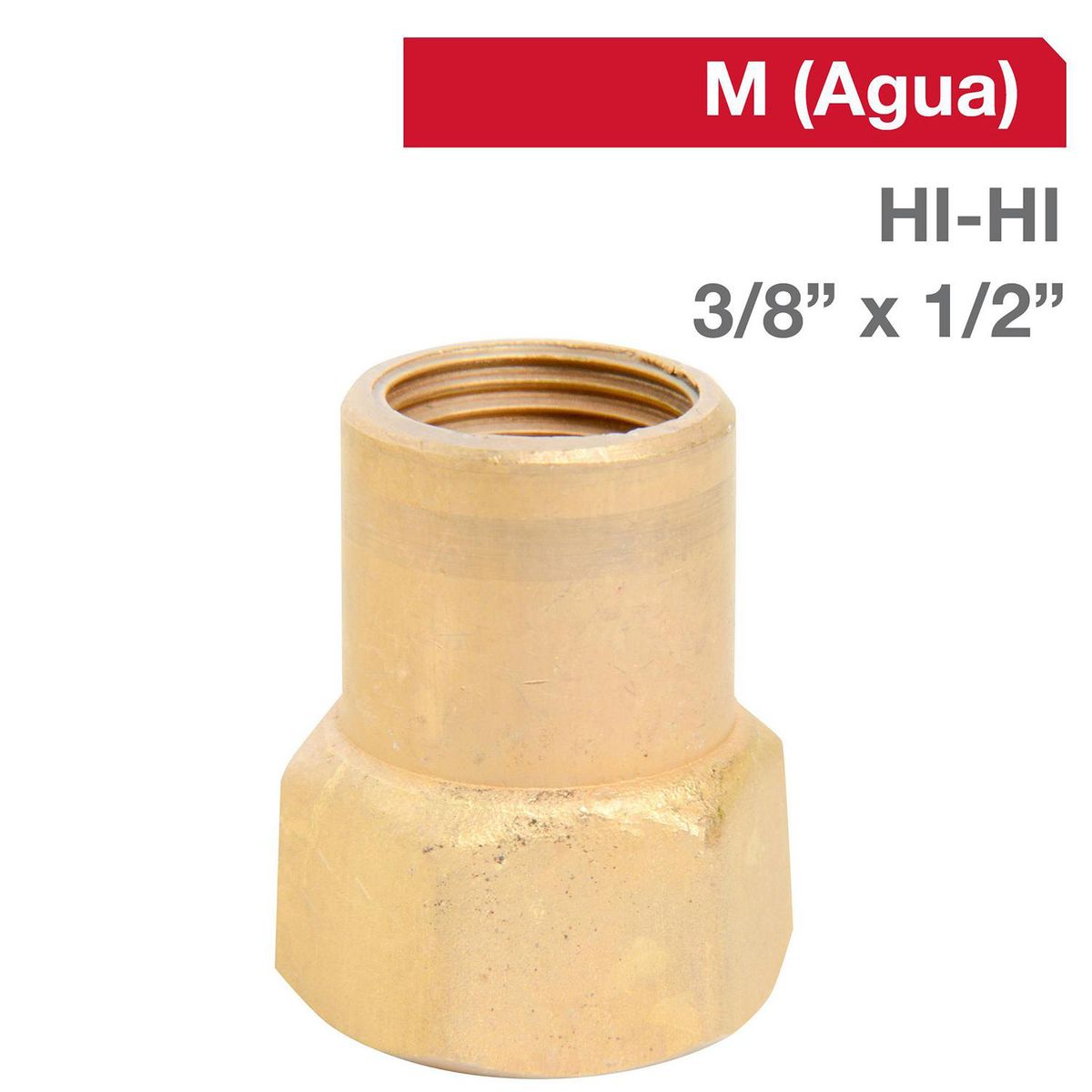 GRIFESA - Niple Bronce HI/HI 3/8" x 1/2" 1u