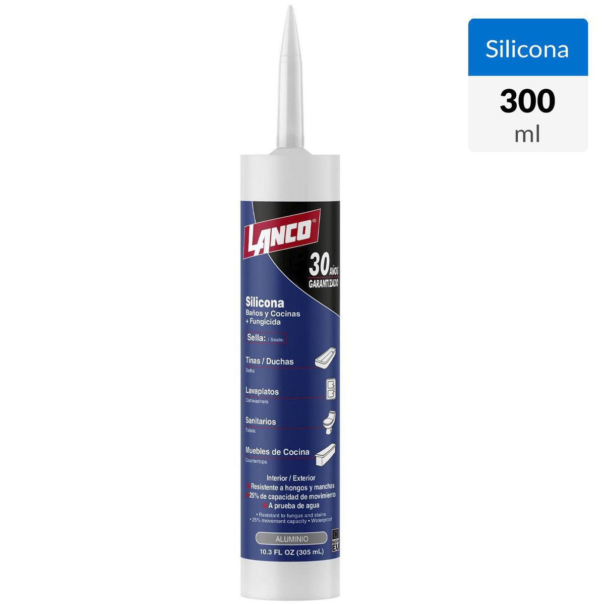 LANCO - Lanco Baño y Cocina 300 ml Color Antihongos