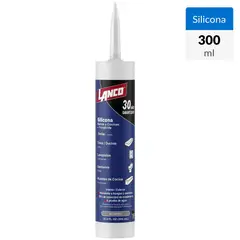LANCO - Silicona baño y cocina aluminio 300ml
