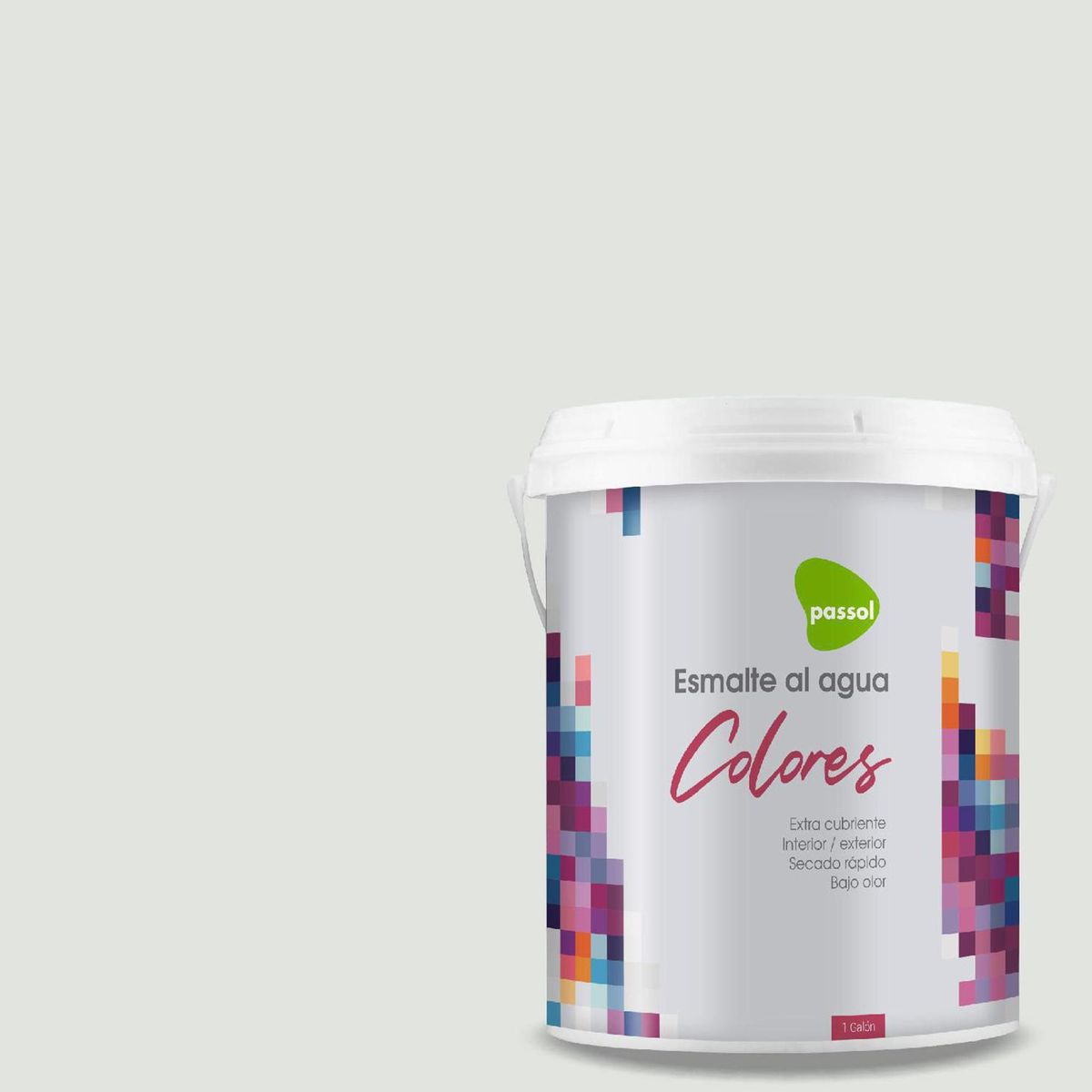 PASSOL - Esmalte al Agua 1 galón(es) Mate Gris Grey Shadow
