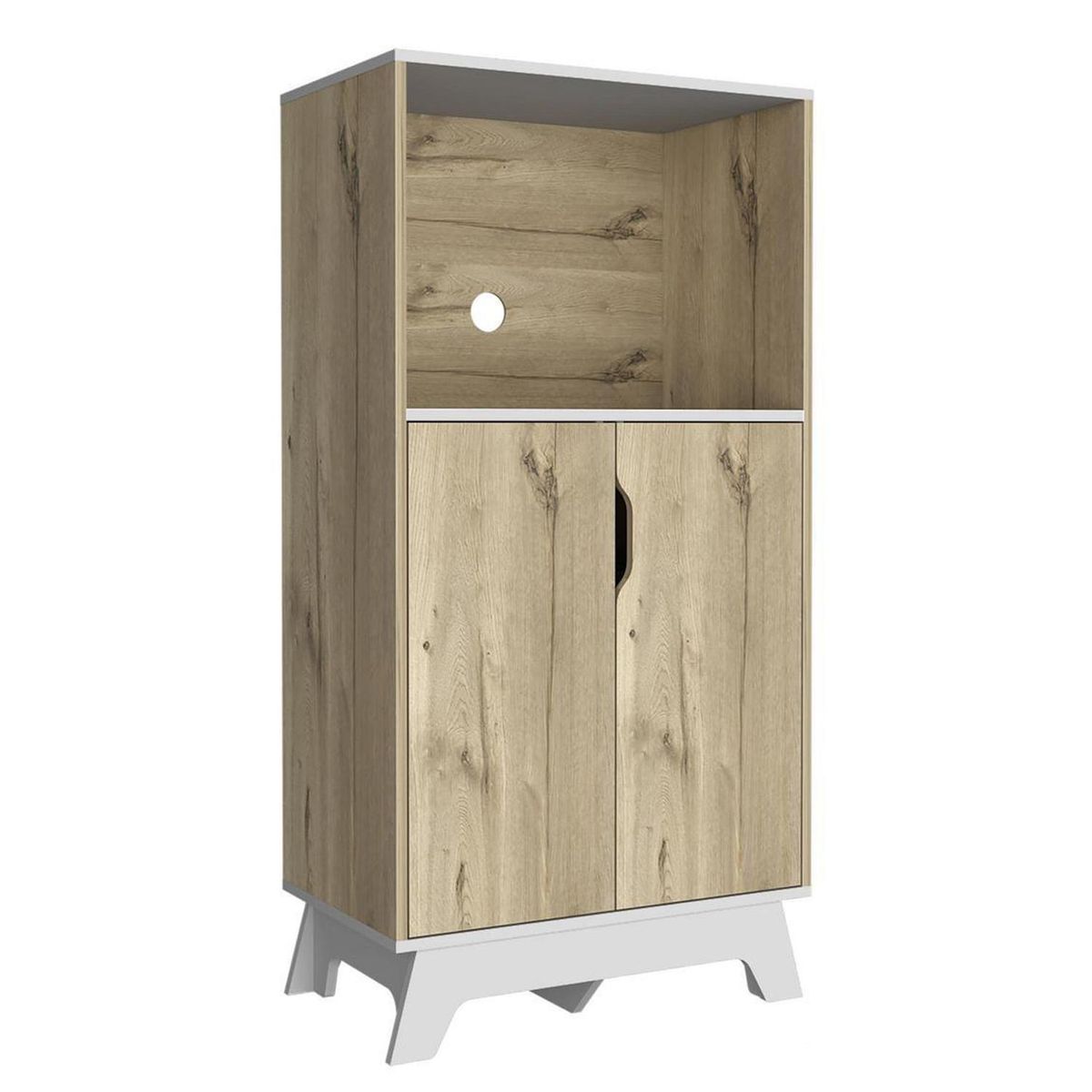 TUHOME - Mueble microondas bicolor duna